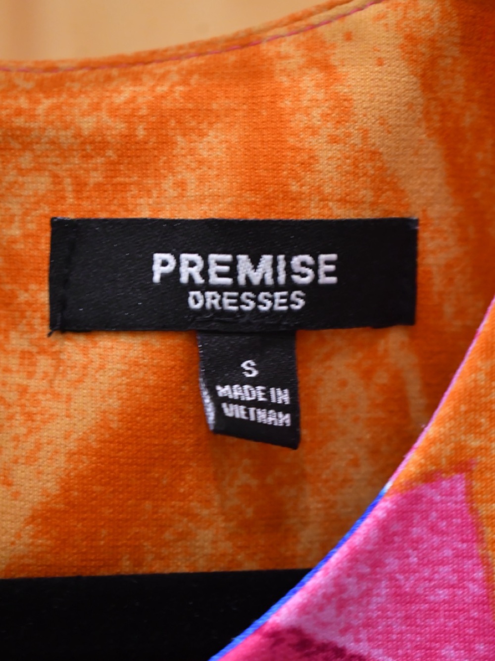 Premise Summer Floral Mini Dress - Pink, Orange & Blue S - Picture 7 of 7
